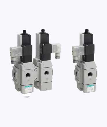 TTEPL CKD 3-port solenoid valve with spool position detection [Model No.SNP]