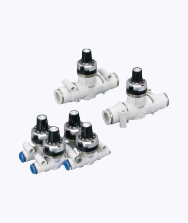 TTEPL CKD Needle valve with adjusting dial